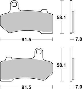 Гальмівні колодки SBS Ultra Quit Brake Pads, Ceramic 830H.HF