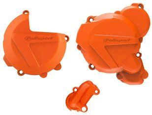 Комплект защиты Polisport Clutch & Ignition Cover - KTM [Orange] 90992