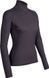 Термофутболка з довгим рукавом Icebreaker BF 200 Chakra Zip WMN black XS (IBE 124 001 XS)