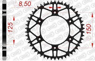 Зірка AFAM 520 SLK-Steel Chainwheel - KTM [Black], 53z 71304SLK+53