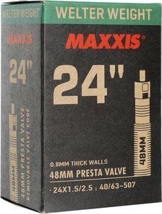 Камера Maxxis Welter Weight 20x1.90-2.125 (48/54-406) Presta 48 мм EIB00159700