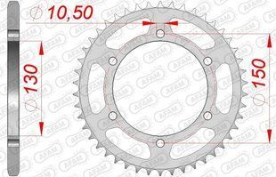 Зірка AFAM 520 Steel Chainwheel - Yamaha [Silver], 46z 12604-46