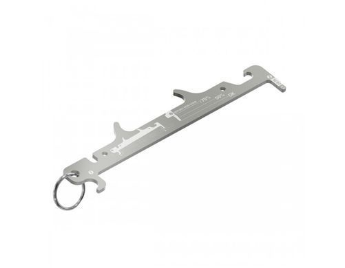 Измеритель износа цепи Lezyne CHAIN ​​GAUGE Серебристый 4710582 543906