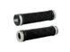 Грипсы ODI Ruffian MTB Lock-On Bonus Pack Black w/White Clamps, черные с белыми замками 2000990126849