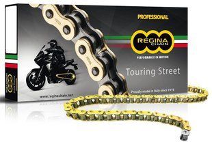 Мото цепь Regina ZRT Chain - 525 [Gold], 525-114L / Seal Ring 137ZRT/013