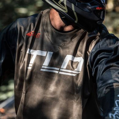 Мото джерси TLD Scout GP Jersey RIDE ON [CHARCOAL/VINTAGE WHITE] MD 367733013