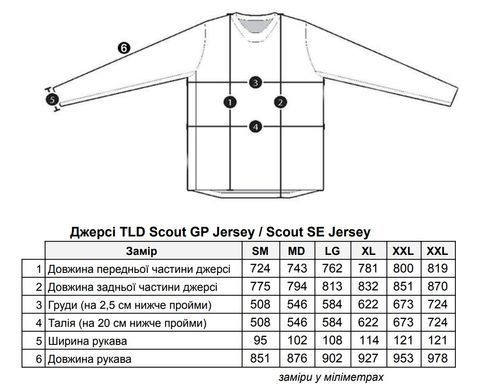 Мото джерси TLD Scout GP Jersey RIDE ON [CHARCOAL/VINTAGE WHITE] MD 367733013