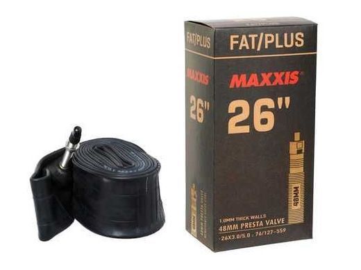 Камера Maxxis Fat/Plus 26x3.0-5.0 (76/127-559) Presta 48 мм EIB00141200