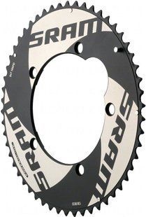 Звезда SRAM POWERGLIDE CRING ROAD RED 10S 53T 130 AL4 BLK TT 11.6215.198.020