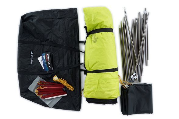 Намет 3F Ul Gear Qingkong 4 (4-місний) 15D nylon 3 season green 6970919901016