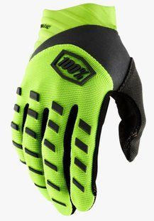 Рукавички дитячі Ride 100% AIRMATIC Youth Glove [Fluo Yellow], YXL (8) 10001-00007