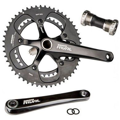 Шатуни SRAM Rival OCT MirrorBlack w GXP Cups 68170 50-34 00.6115.601.060