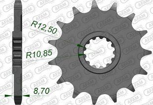 Зірка AFAM 525 Sprocket - Kawasaki, 17z 28405-17
