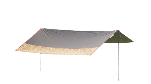 Тент кемпінговий 3F UL GEAR Indian tarp Square 210T polyester 5х4.5 м Indian tent2