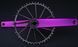 Шатуни Garbaruk Road/Gravel Crankset (170mm, Violet, Black) 5907441600705