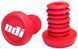 Баренды ODI BMX 2-Color Push in Plugs Refill pack Red w/ White (красно белые) F72PR-R