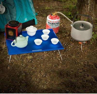 Столик походной Naturehike Compact Table 340х250 мм NH17Z001-L Grey 6927595772287