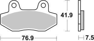 Тормозные колодки SBS Performance Rear Brake Pads, Sinter 814LS