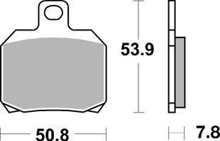 Тормозные колодки SBS Standard Brake Pads, Ceramic 730HF