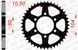Зірка AFAM 525 Steel Chainwheel - Kawasaki [Black], 40z 16610-40