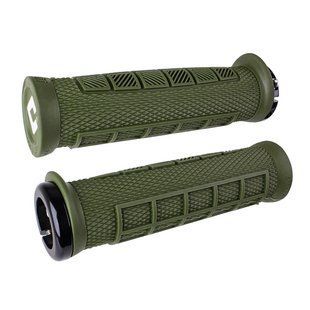 Грипси ODI Elite Pro, V2.1 Lock-On, Army Green w/Black Clamp, зелені із чорними замками D33EPAG-B