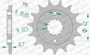 Зірка AFAM 520 Sprocket - Kawasaki, 17z 24501-17