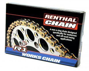 Ланцюг Renthal R1 Chain - 428 [Gold], 428-132L / No Seal C273