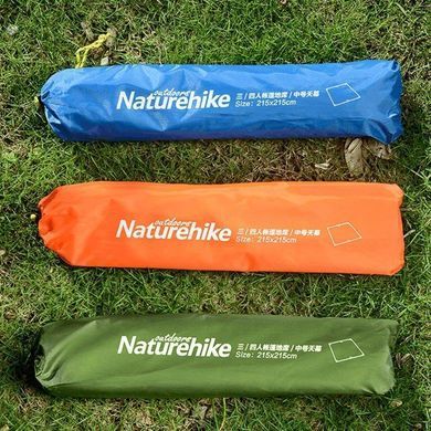 Тент универсальный тент Naturehike 210T polyester 2,15х2,15м 0,30 кг NH15D005-X Blue 6927595706138