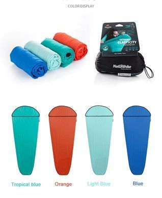 Вкладыш для спального мешка Naturehike High elastic sleeping bag NH17N002-D sea salt blue 6927595704516