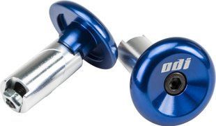 Баренди ODI Aluminum End Plugs w/Lasered Logo BLUE F71APU