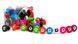 Баренды ODI small 2-Color Push-In Plugs Refill Pack - White w/ Black Logo F72PR-WH