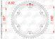 Зірка AFAM 525 Steel Chainwheel - Triumph [Silver], 50z 86610-50