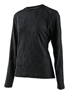 Джерси TLD WMNS LILIUM LS JERSEY [JACQUARD BLACK] M 358419003