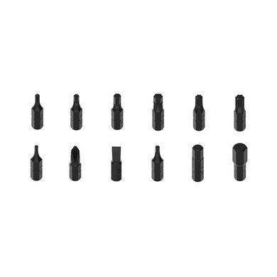 Мультитул T-DRIVE Черный CNC ALUMINUM, CHROME VANADIUM BITS, 2/2.5/3/4/5/6/8/T10/T30/T25/P2/SL4, WITH CASE 4712805 997107