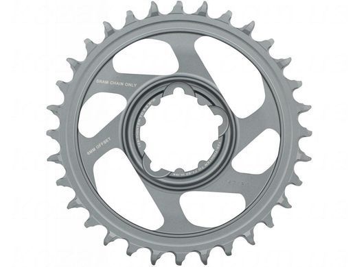 Звезда SRAM X-SYNC 2 34T Direct Mount 6mm Offset Eagle Polar Grey 11.6218.042.002