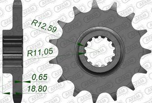 Зірка AFAM 530 Sprocket - Ducati, 15z 52900-15