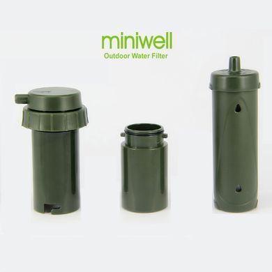 Фільтр для води портативний туристичний Miniwell L610 1000L green 6951533261014