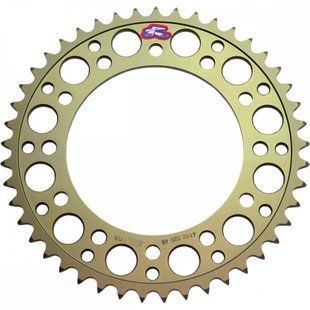Зірка Renthal Hard Anodised Chainwheel 525 [Gold], 41z 411U-525-41P-HA