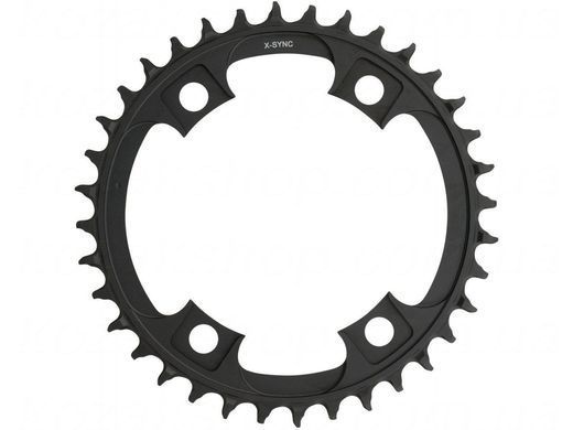 Зірка SRAM AXS 38T 107BCD Asymmetric X-SYNC BLAST BLACK 00.6218.014.007