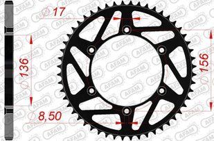 Зірка AFAM 520 K-Steel Chainwheel - Sherco [Black], 50z 14206K-50