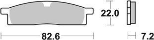 Гальмівні колодки Renthal RC-1 Works Brake Pads, Sintered BP-109
