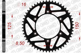 Зірка AFAM Steel-K Sprocket 520 - KTM [Black], 51z 71304K-51