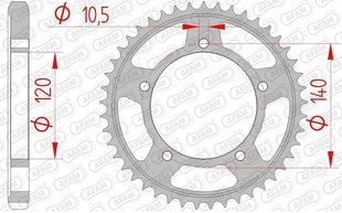 Зірка AFAM 530 Steel Chainwheel - Suzuki [Silver], 43z 86603-43