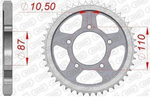 Зірка AFAM 530 Steel Chainwheel - Suzuki [Silver], 47z 14601-47