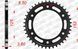 Зірка AFAM 520 Steel Chainwheel - Honda [Black], 40z 10339-40