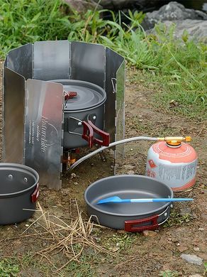 Ветрозащитный екран для горелки Naturehike NH20CJ008 Grey 6927595749777