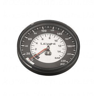 Манометр Lezyne 220 PSI gauge 3.5&Prime;, сріблястий Y13 4712805 983360