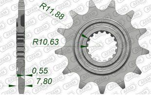 Зірка AFAM Standard Chainwheel 520 - Honda, 14z 20324-14