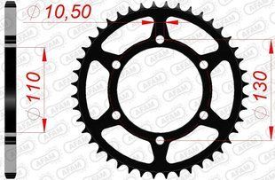 Зірка AFAM 520 Steel Chainwheel - Kawasaki [Black], 42z 16500-42