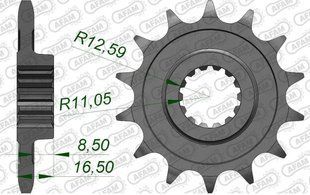 Зірка AFAM Shaft Sprocket 525, 15z 52613-15